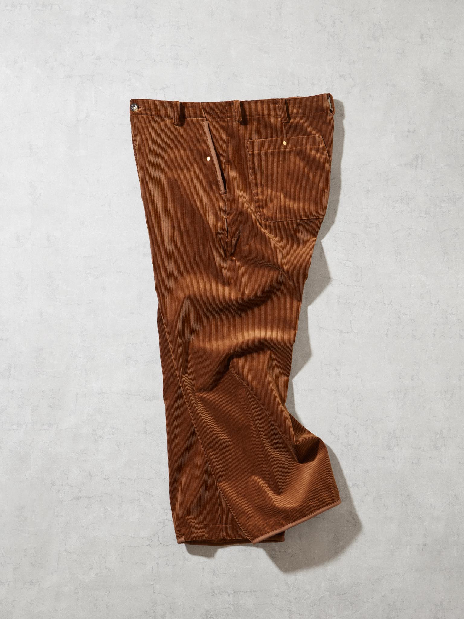 CORDUROY SEAMLESS TROUSERS