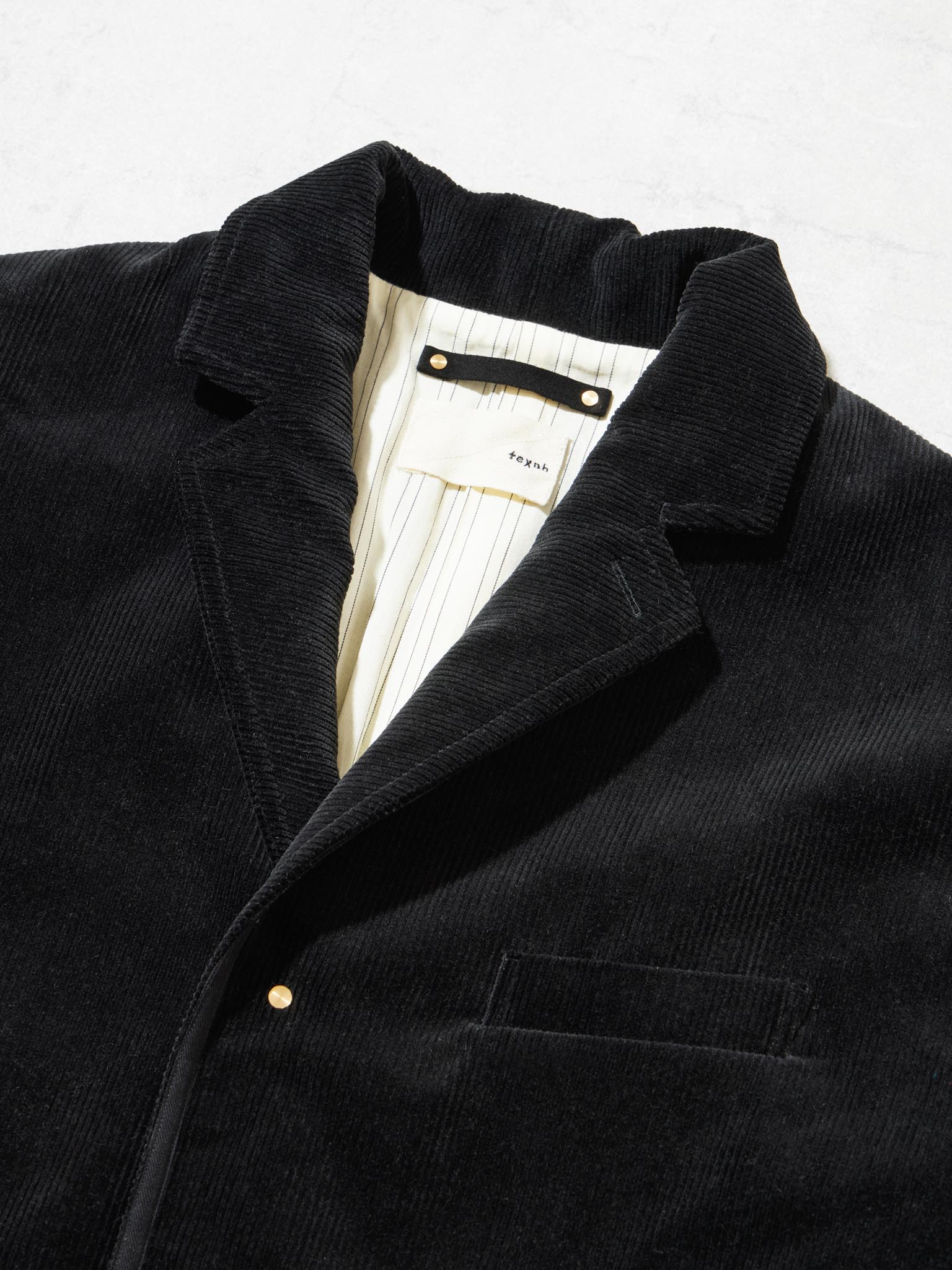 CORDUROY SHAWL-NOTCHED LAPEL JACKET