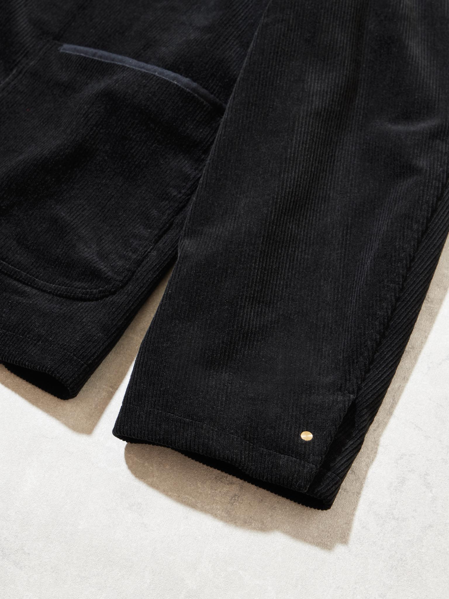 CORDUROY SHAWL-NOTCHED LAPEL JACKET