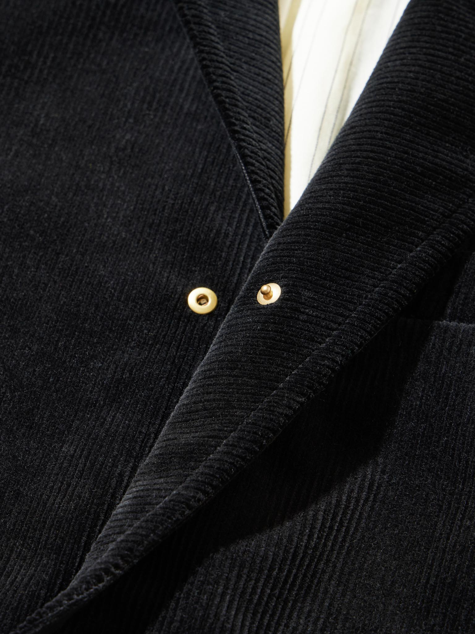 CORDUROY SHAWL-NOTCHED LAPEL JACKET