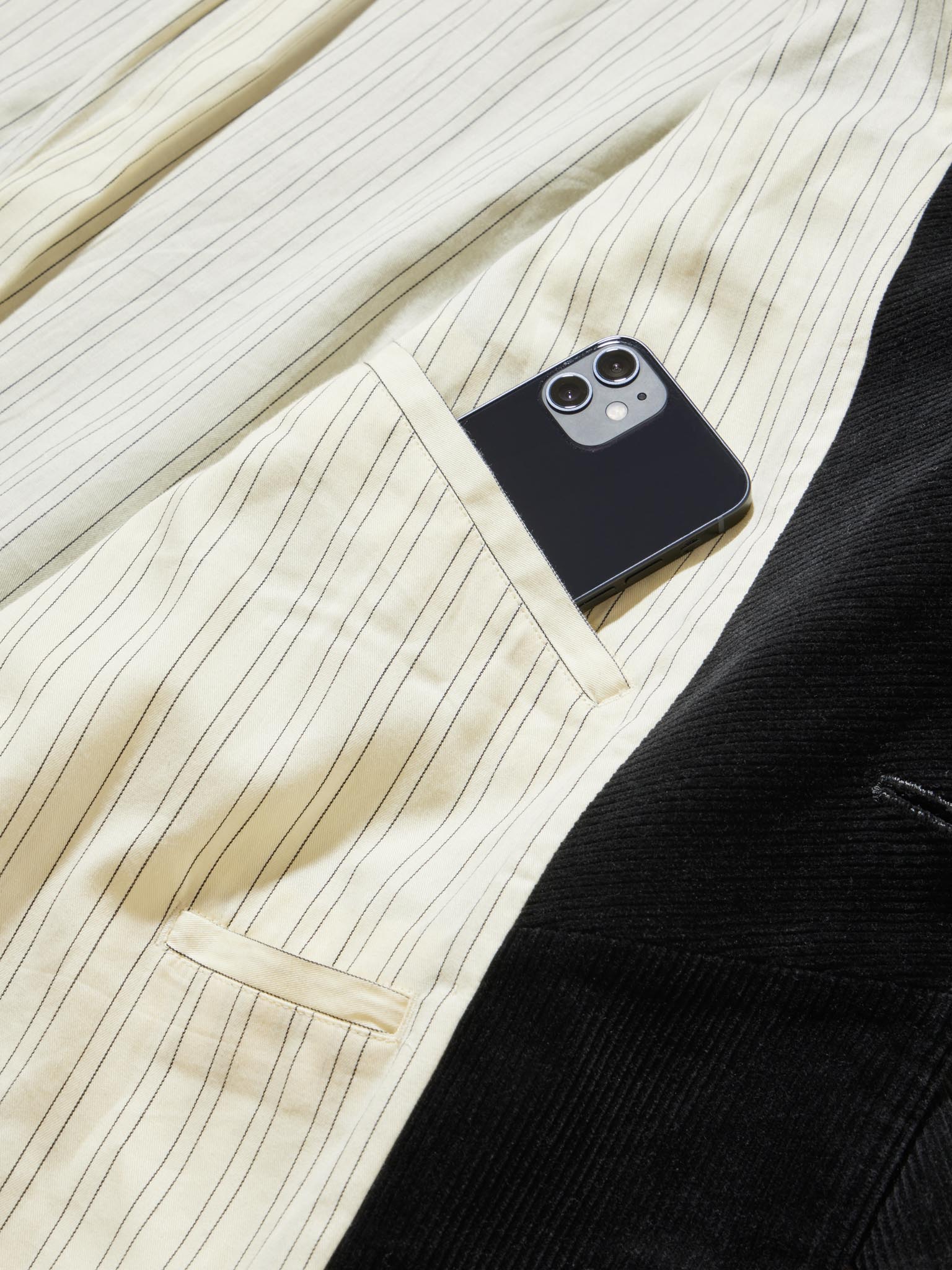 CORDUROY SHAWL-NOTCHED LAPEL JACKET