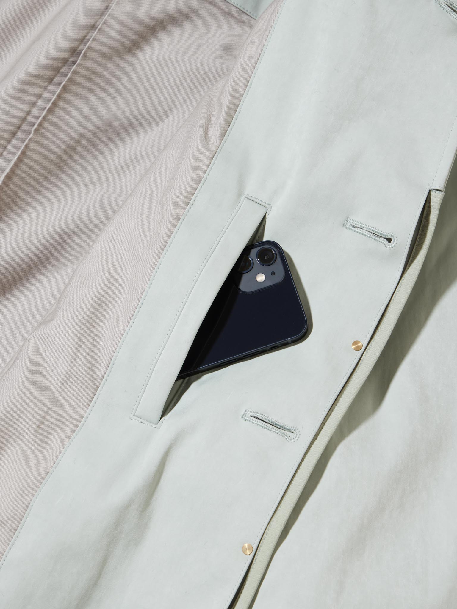 MIL-CLOTH SOUTIN COLLAR COAT