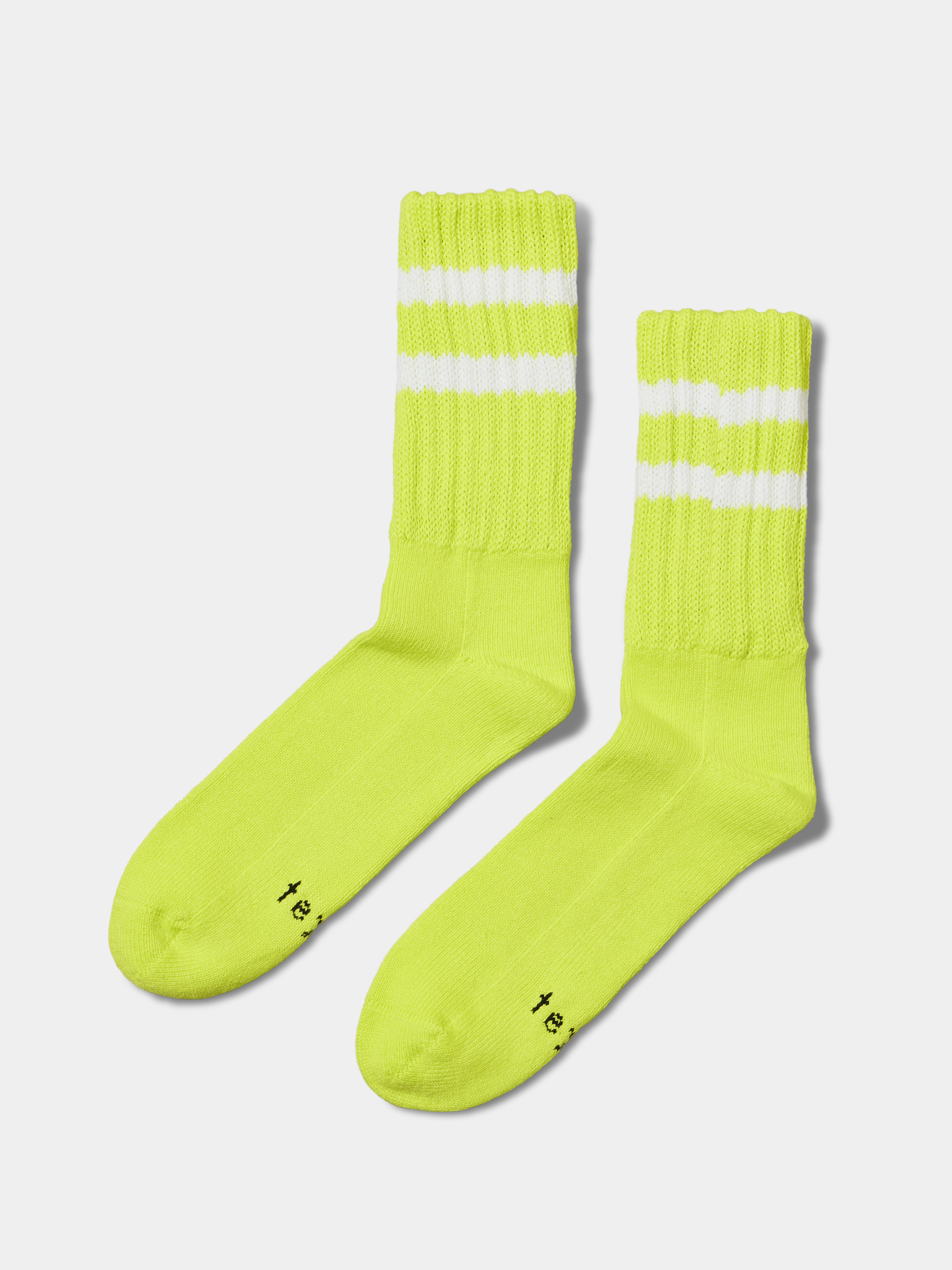 LOW-GAUGE RIB BORDER SOX