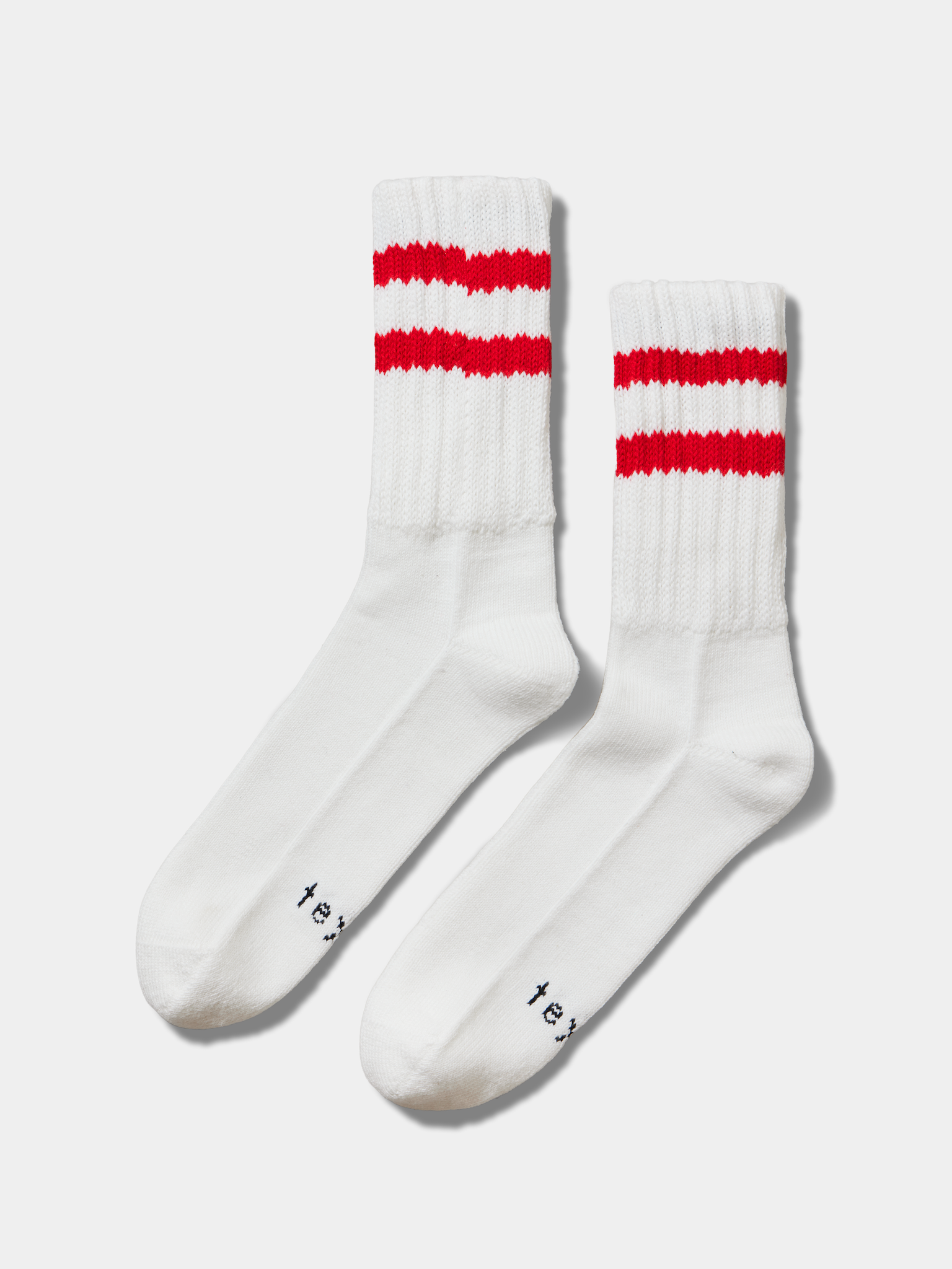 LOW-GAUGE RIB BORDER SOX