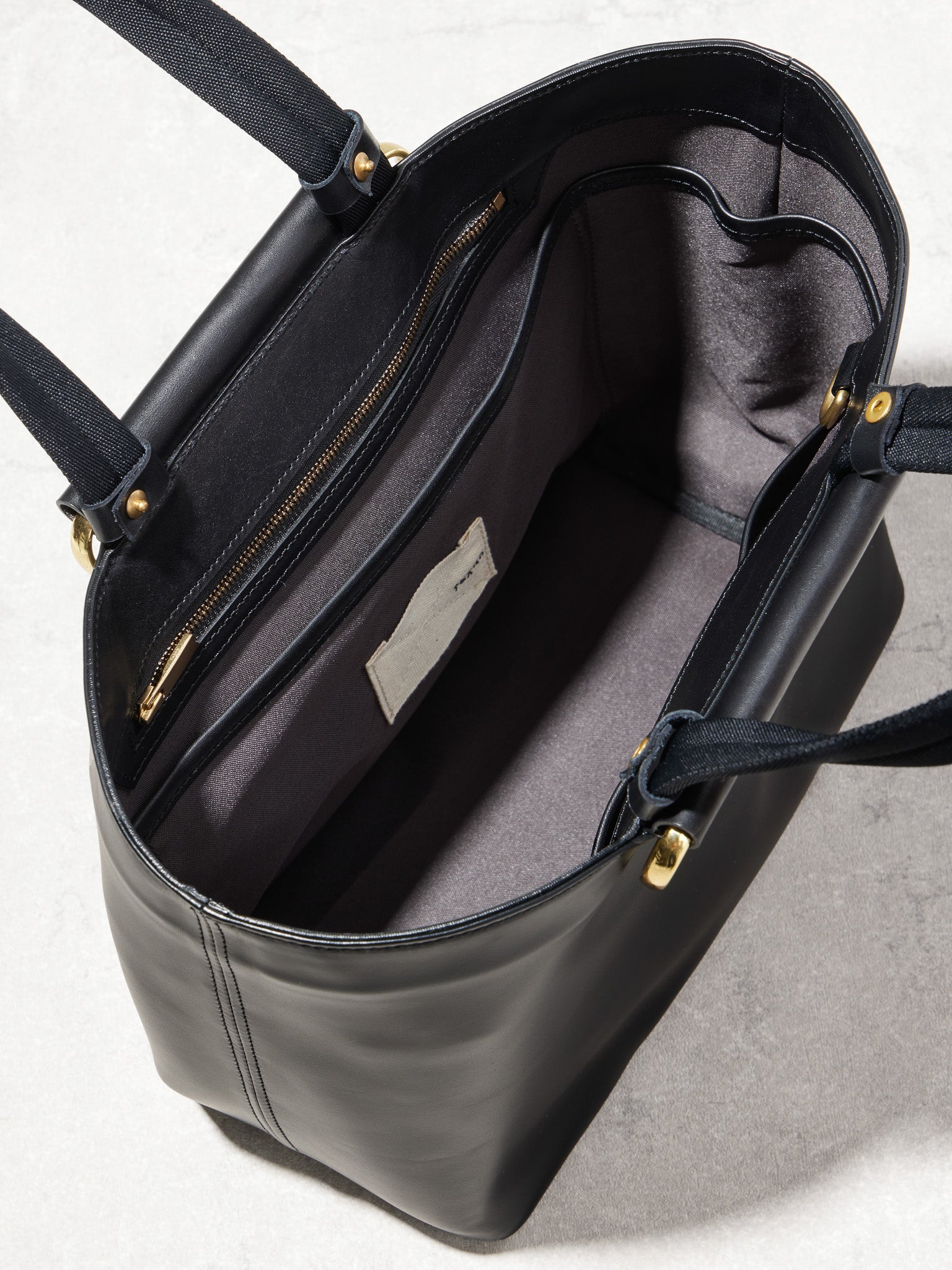 BRASS HANDLE TOTE / S