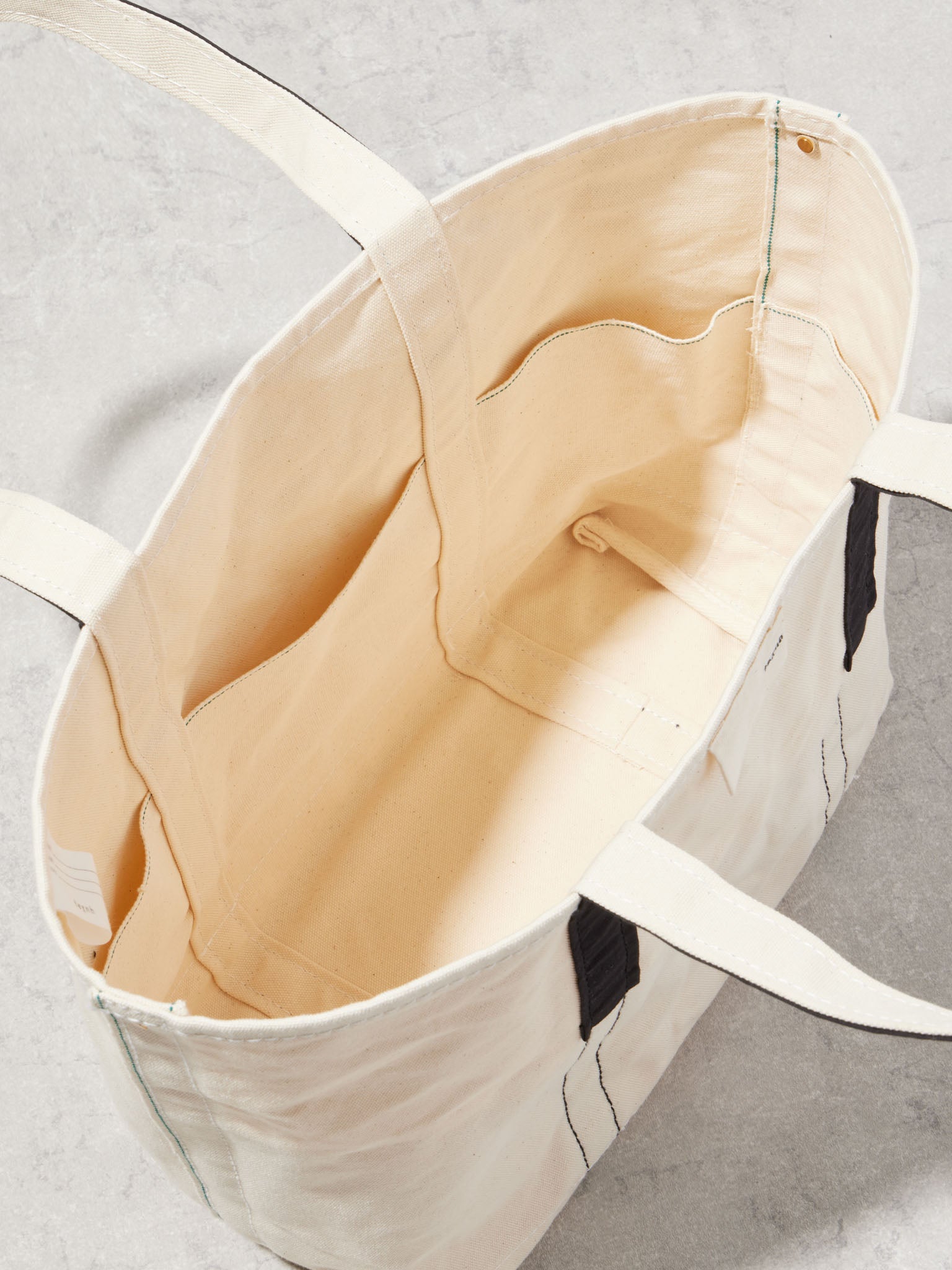 SELVEDGE CANVAS BUCKET TOTE / L