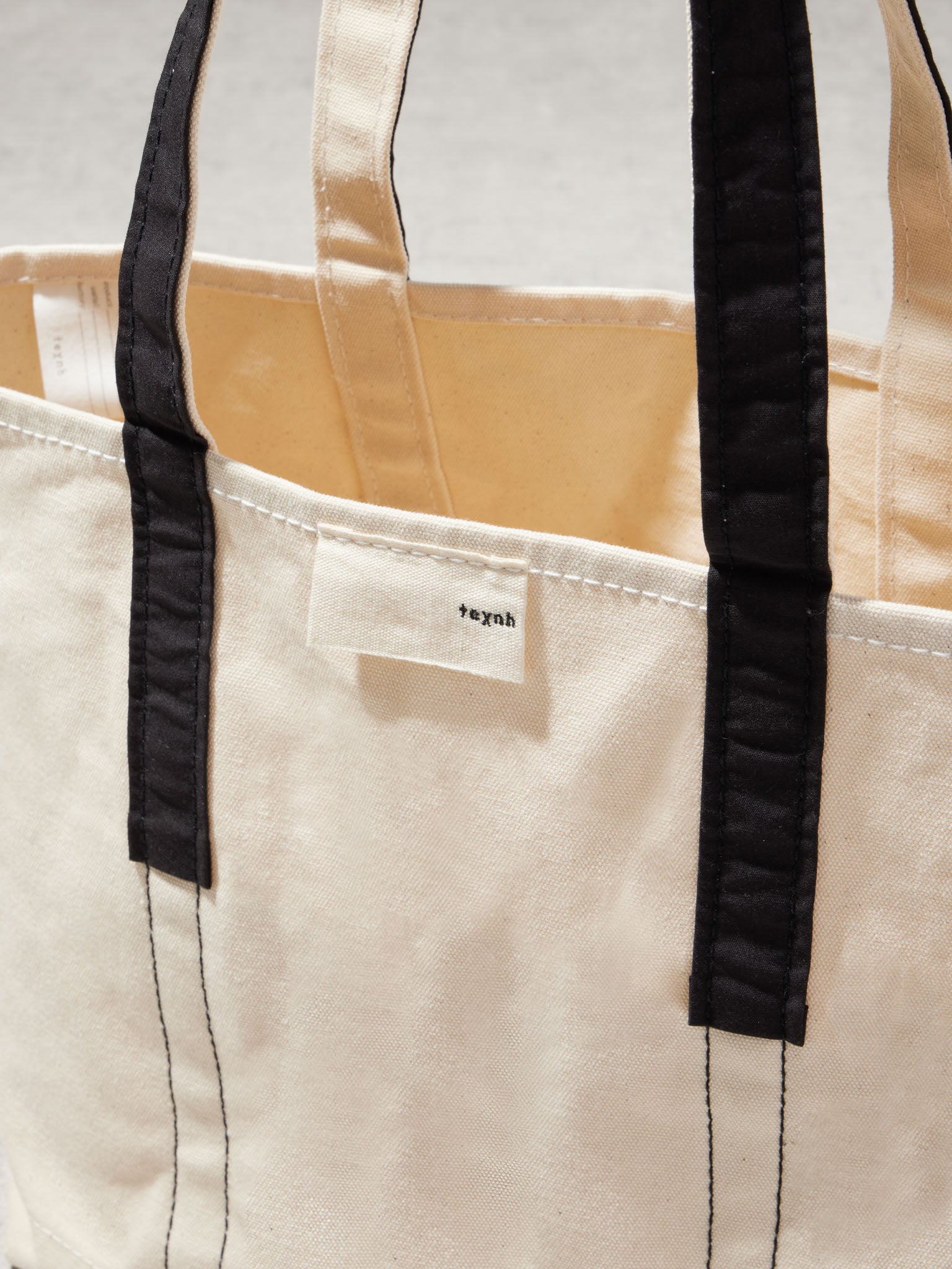SELVEDGE CANVAS BUCKET TOTE / M