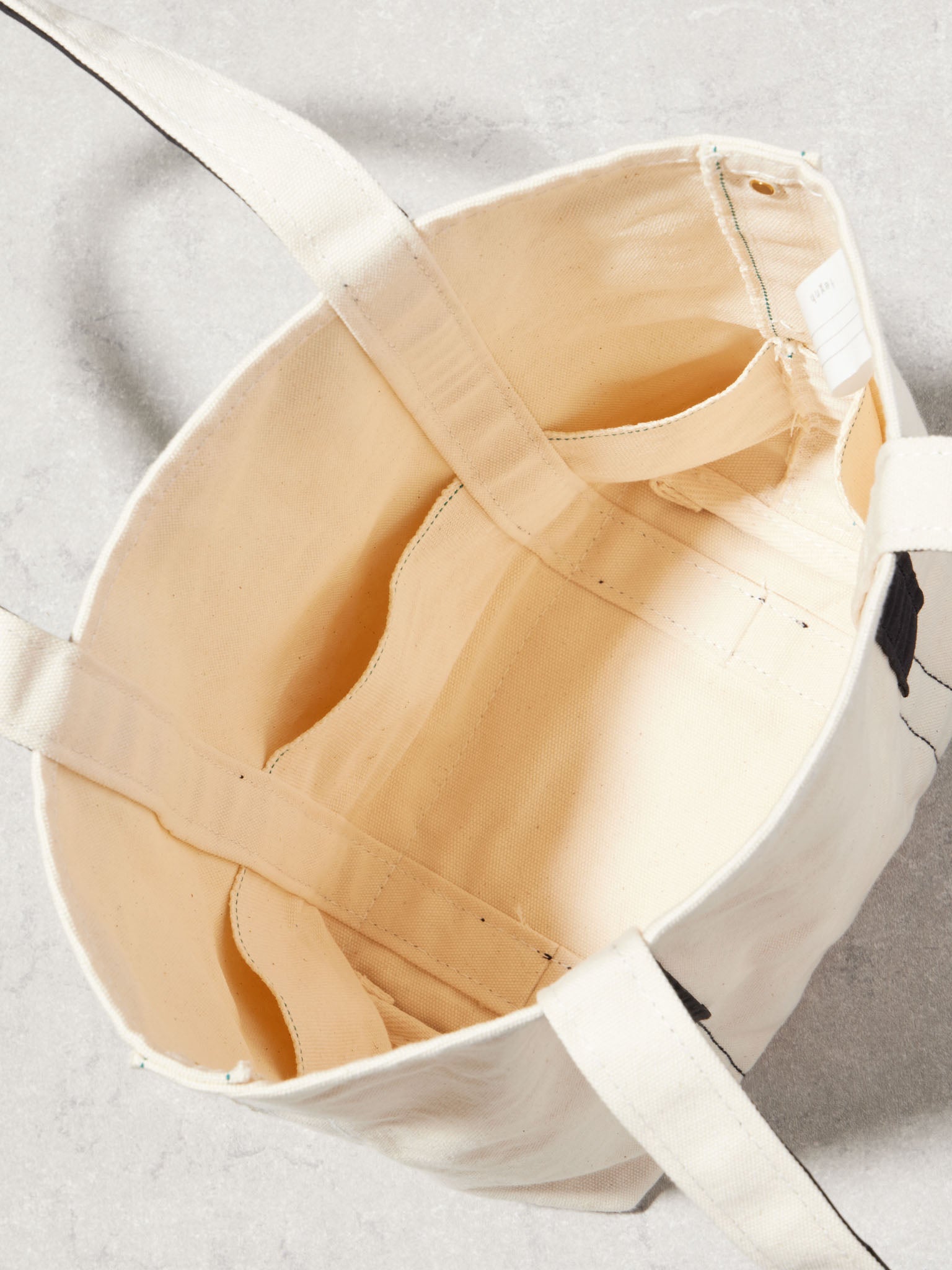 SELVEDGE CANVAS BUCKET TOTE / S