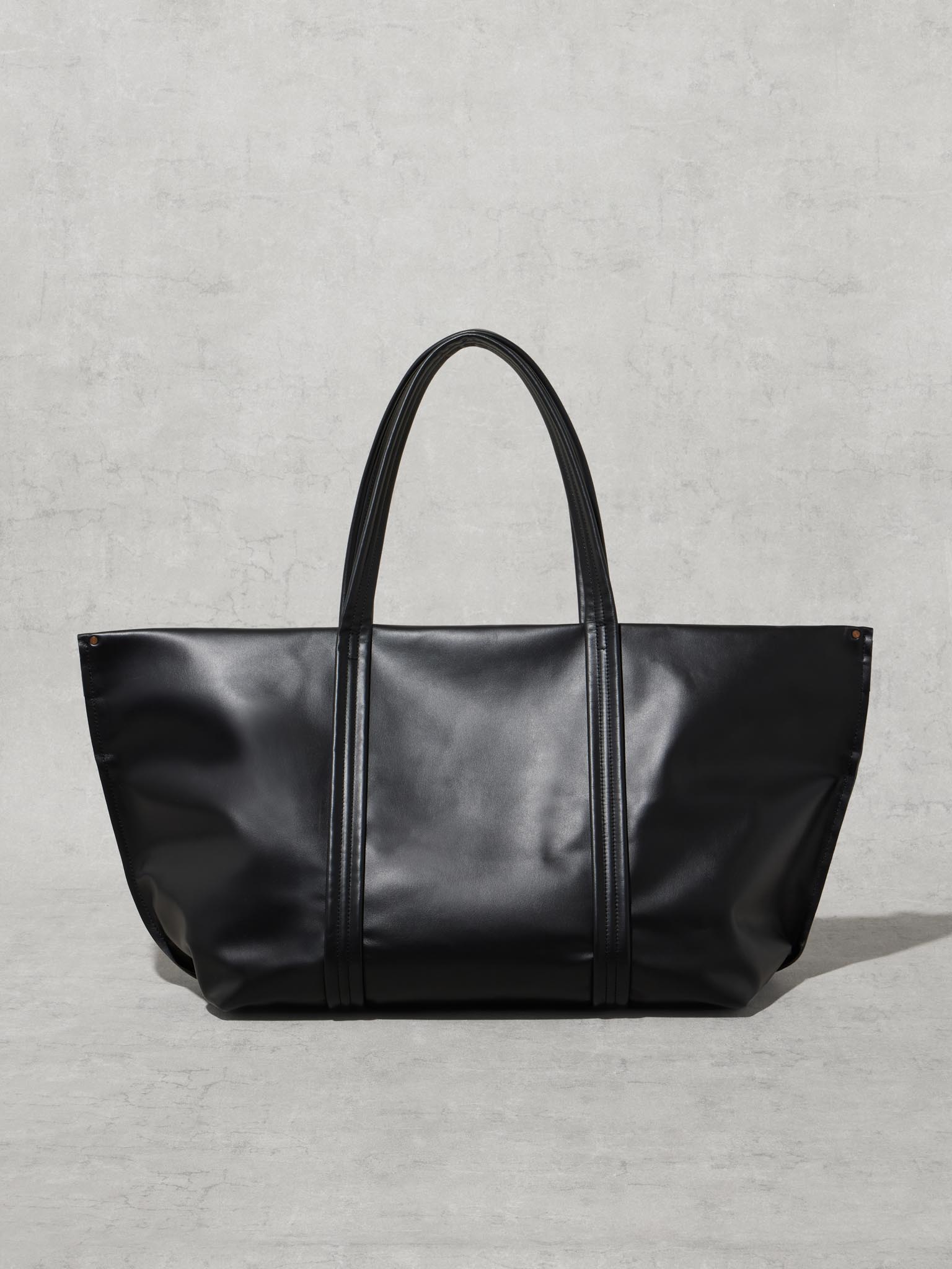 BLOCK ZIP TOTE