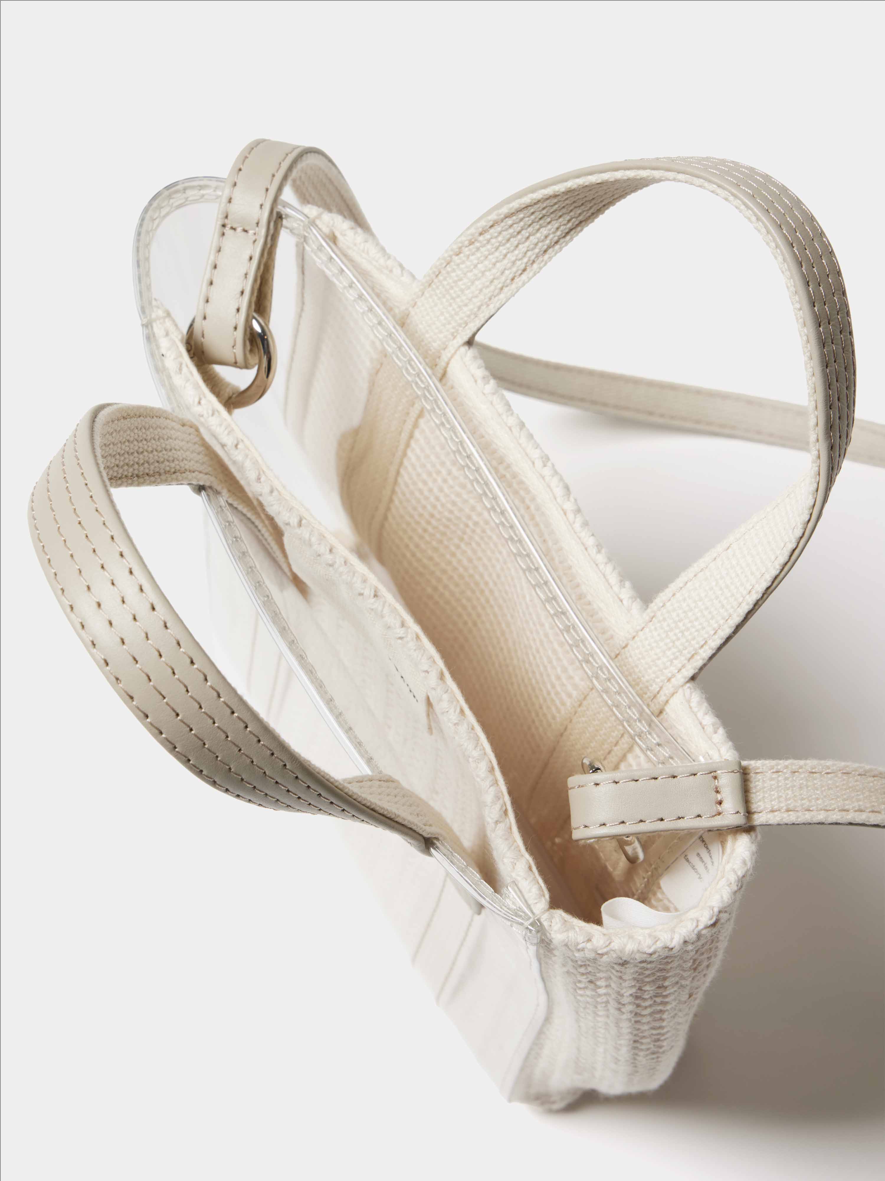 GLASSBOAT TOTE 2WAY / MESH&LEATHER