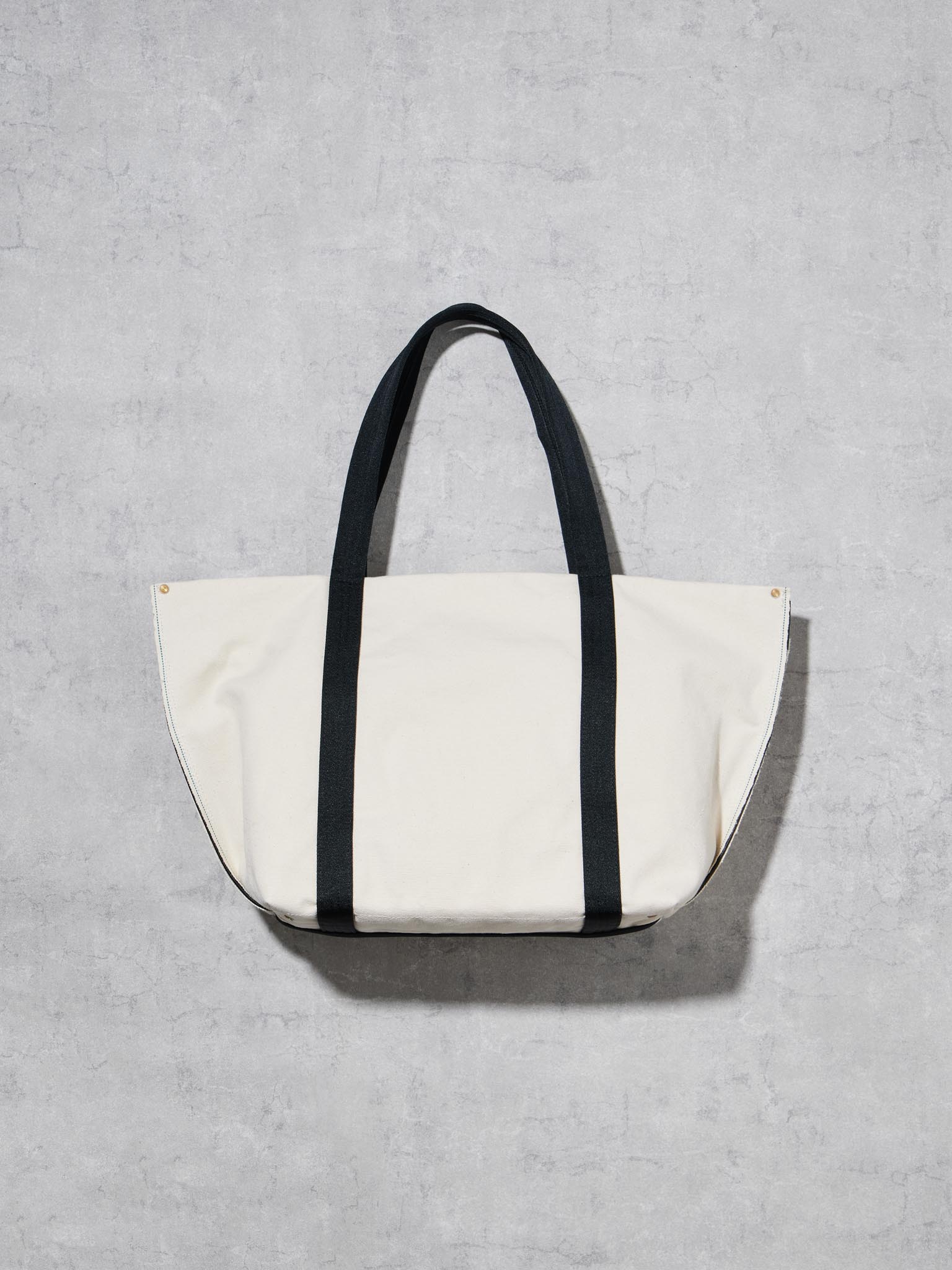 SELVEDGE CANVAS ZIP TOTE / M