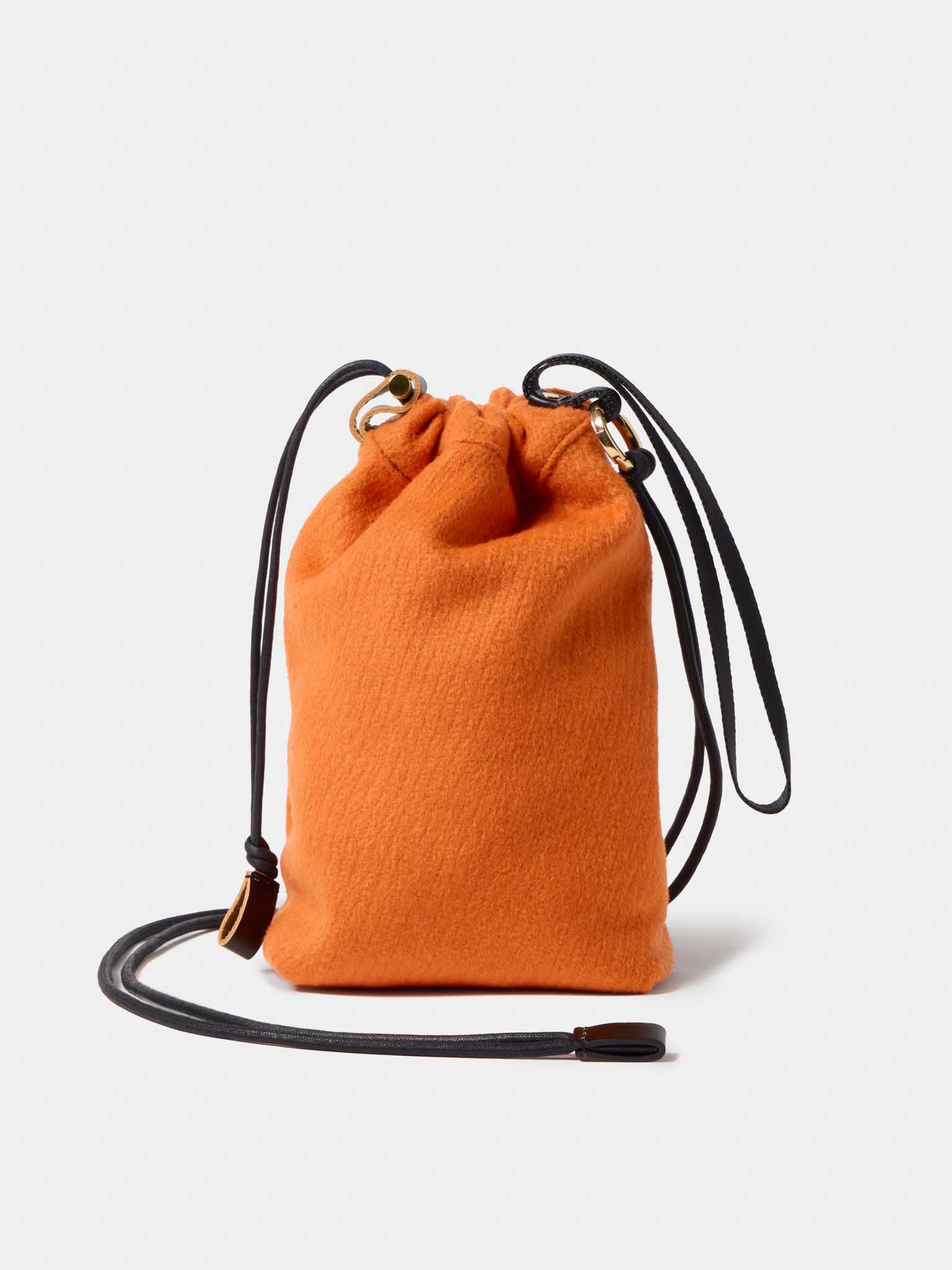 DRAWSTRING POUCH M / WOOL