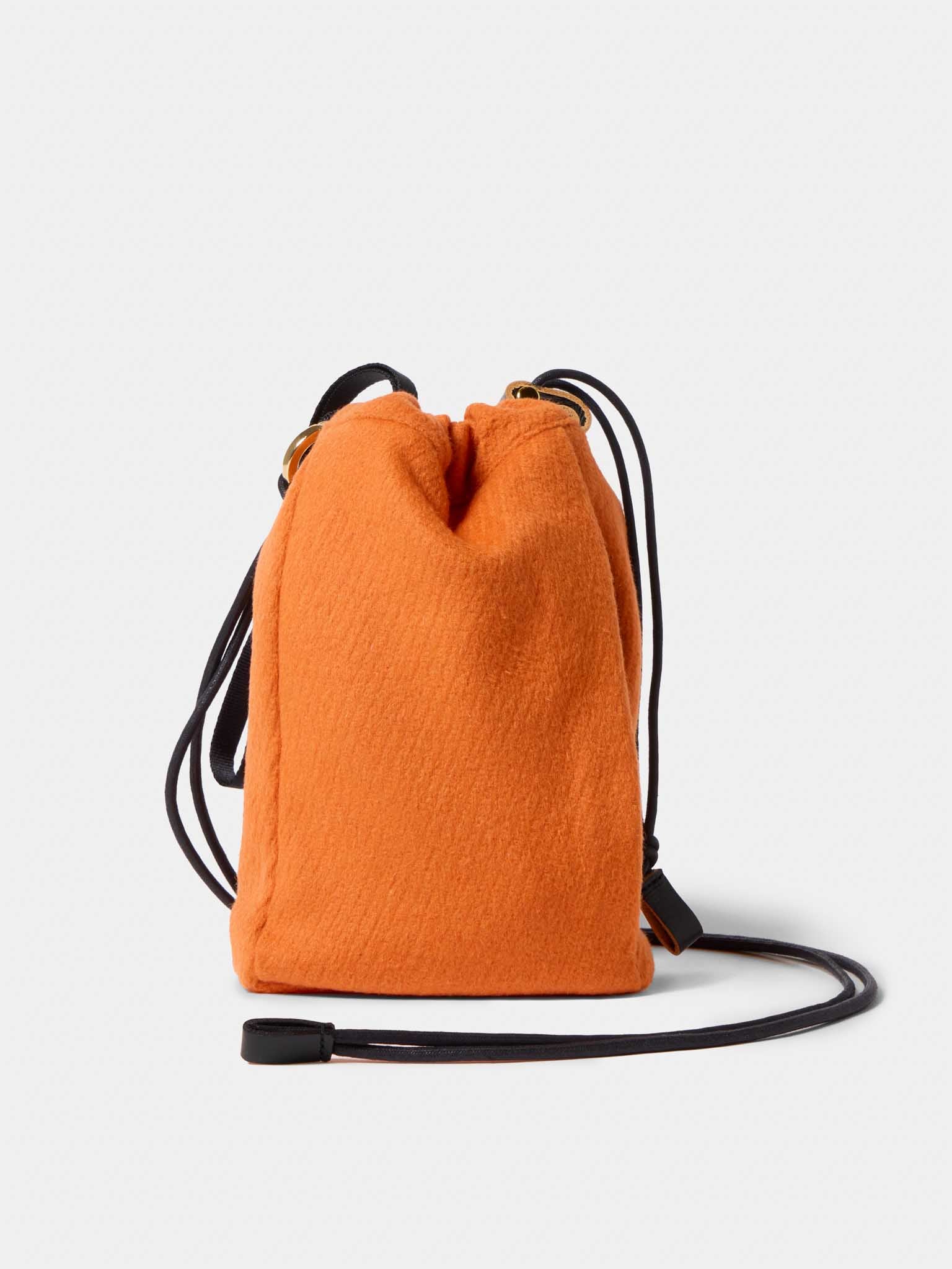 DRAWSTRING POUCH M / WOOL