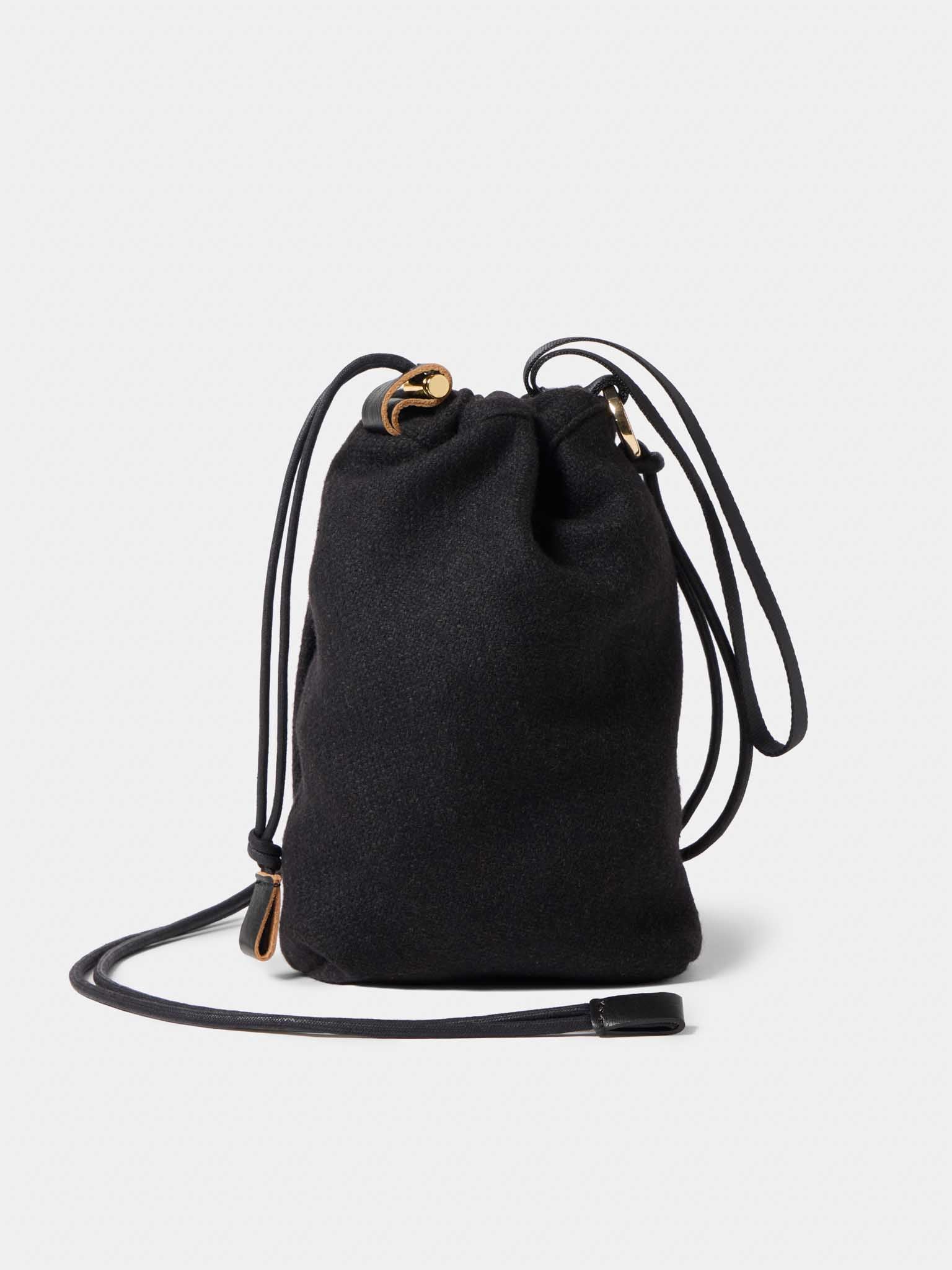 DRAWSTRING POUCH M / WOOL