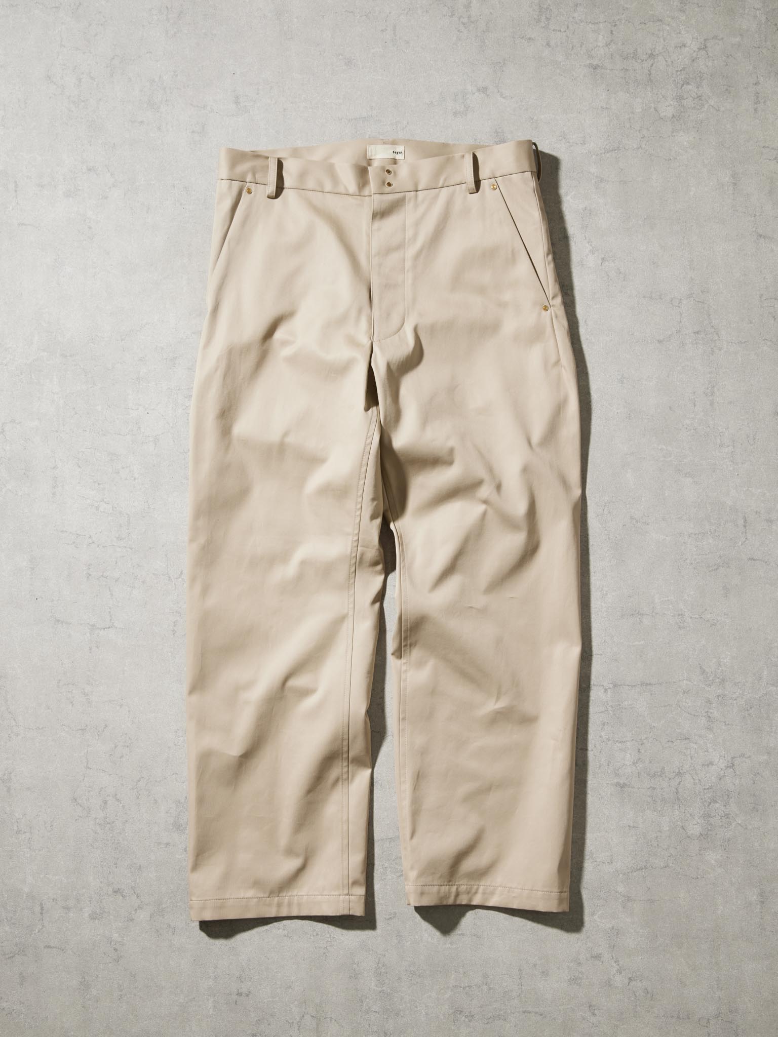 SEAMLESS TROUSERS / BEIGE