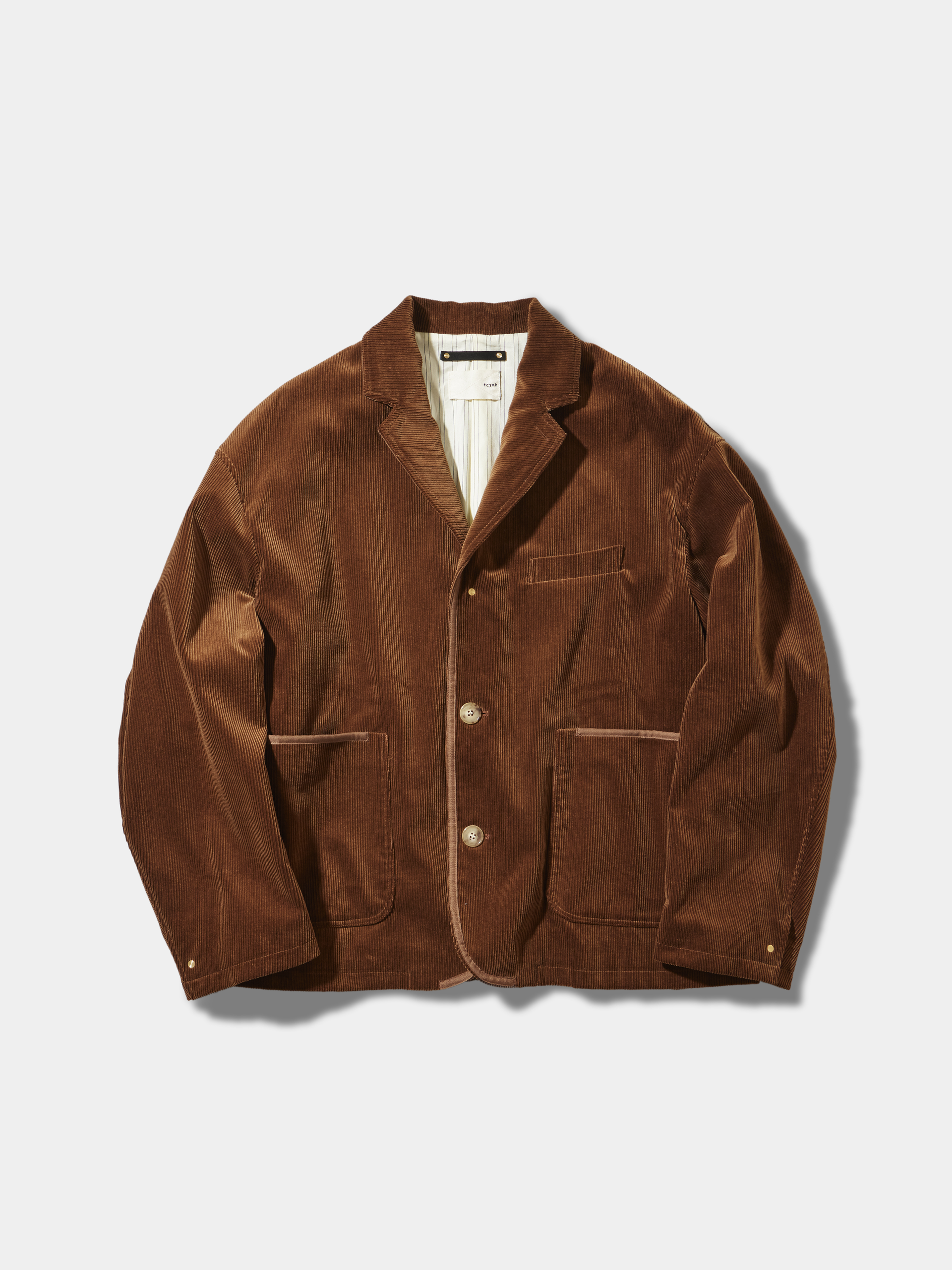 CORDUROY SHAWL-NOTCHED LAPEL JACKET CORDUROY SHAWL-NOTCHED LAPEL JACKET