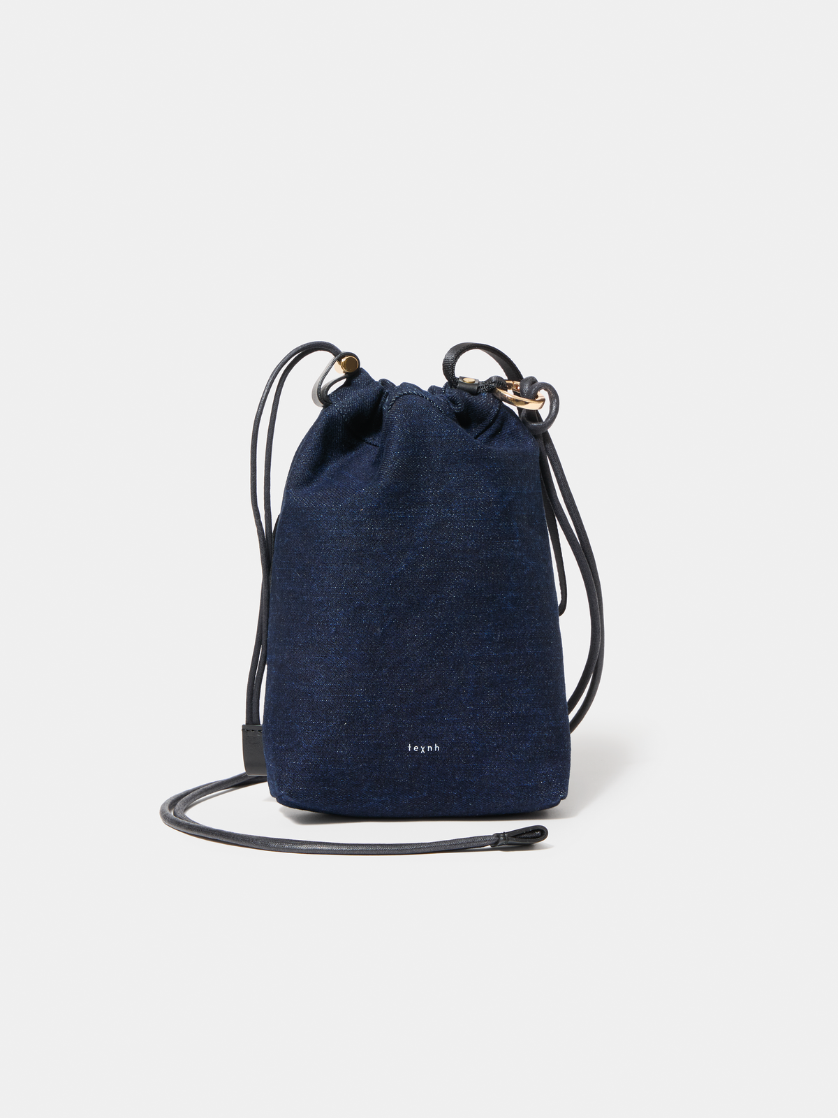 DRAWSTRING POUCH M / WASHED DENIM