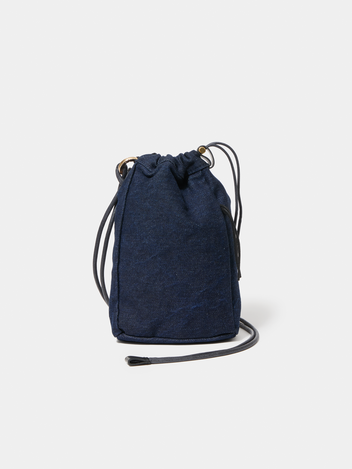 DRAWSTRING POUCH M / WASHED DENIM
