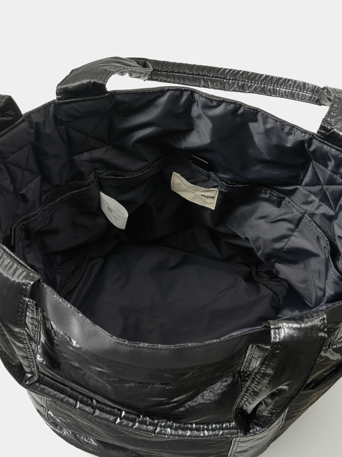 DUAL-HANDLE TOTE / AIRLY LAMI-RIP