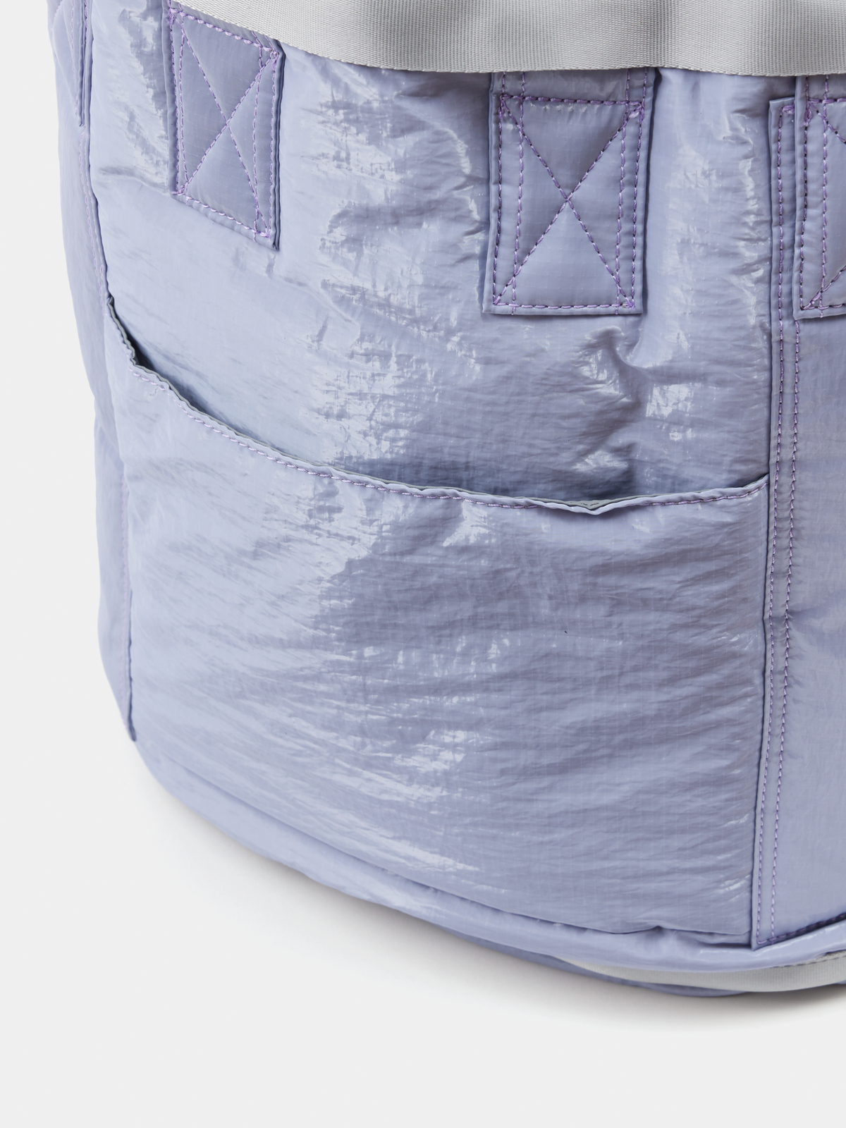 DUAL-HANDLE TOTE / AIRLY LAMI-RIP