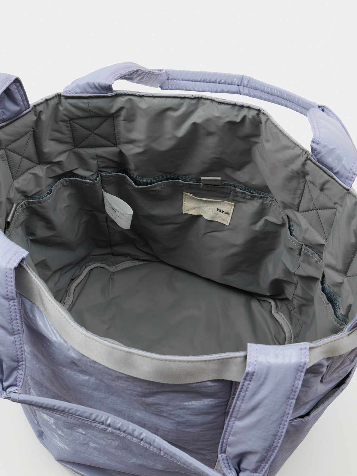 DUAL-HANDLE TOTE / AIRLY LAMI-RIP