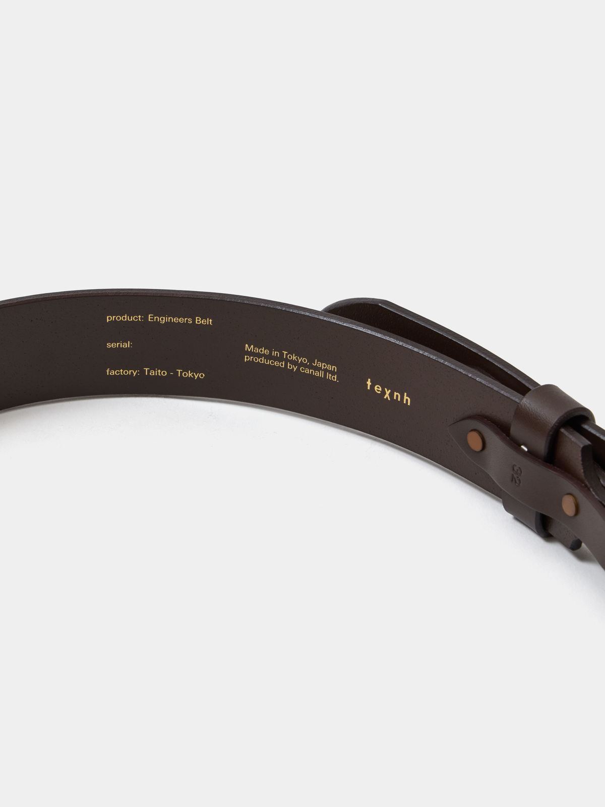 ENGINEER'S BELT / BOLD