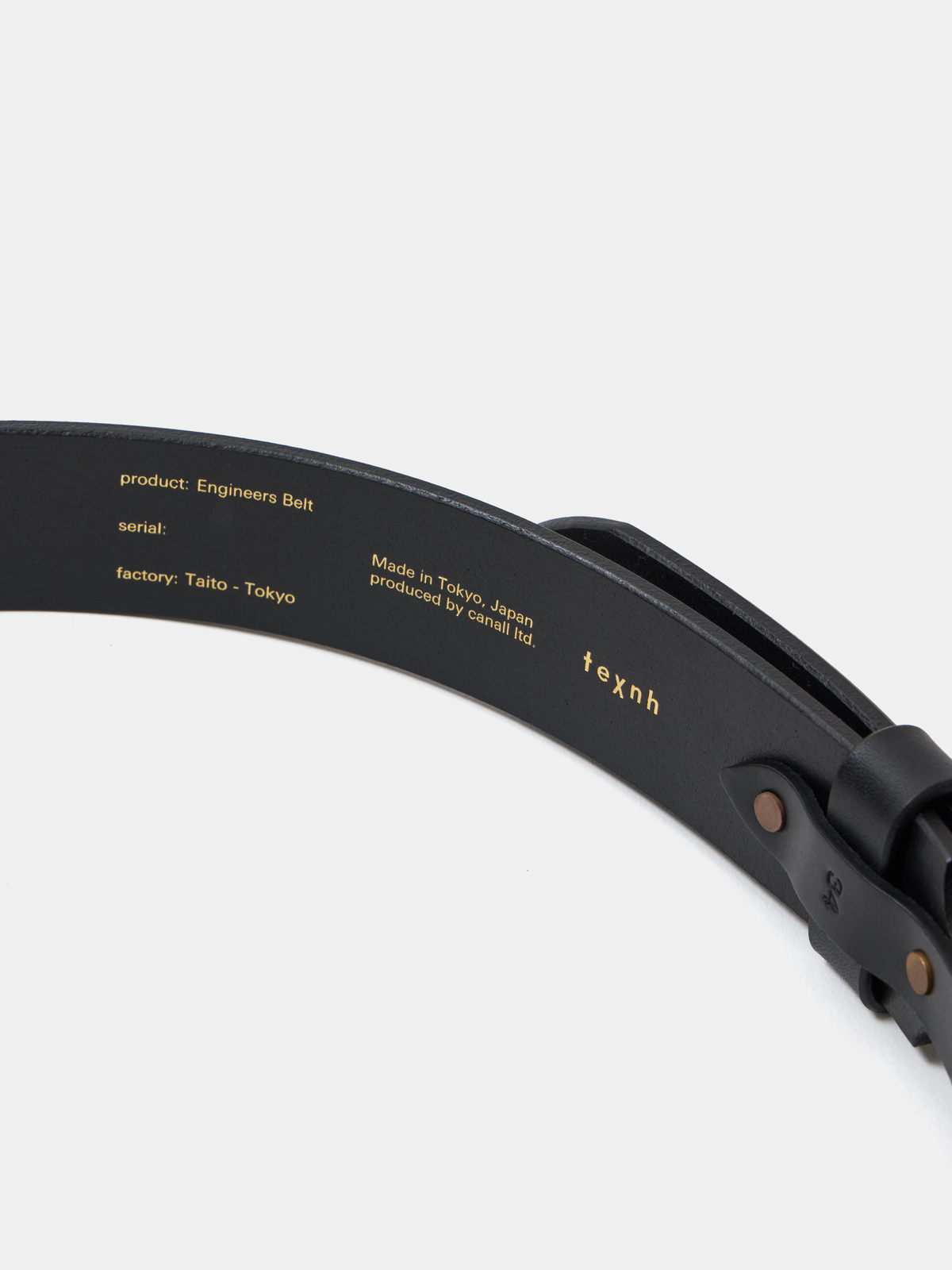 ENGINEER'S BELT / BOLD