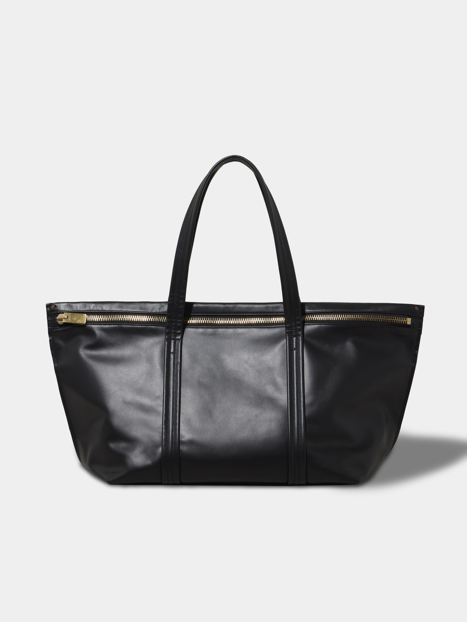 BLOCK ZIP TOTE