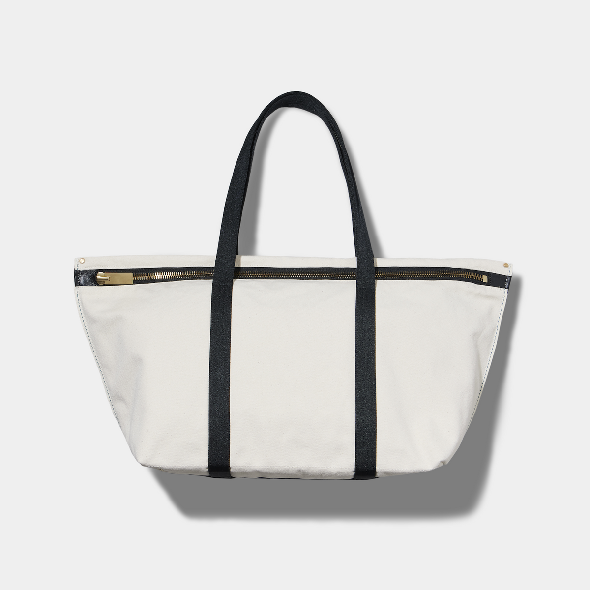 SELVEDGE CANVAS ZIP TOTE / L