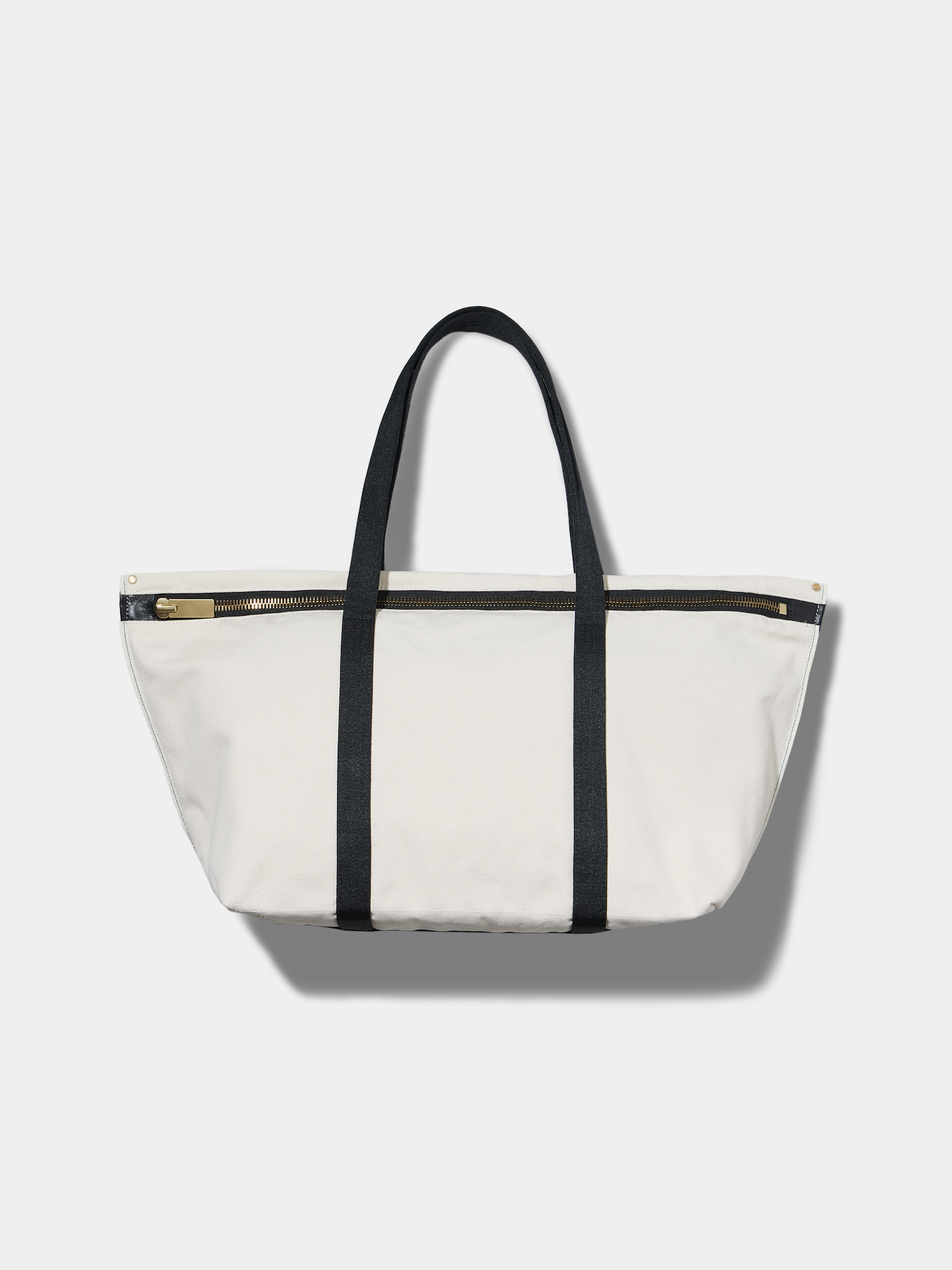 SELVEDGE CANVAS ZIP TOTE / L
