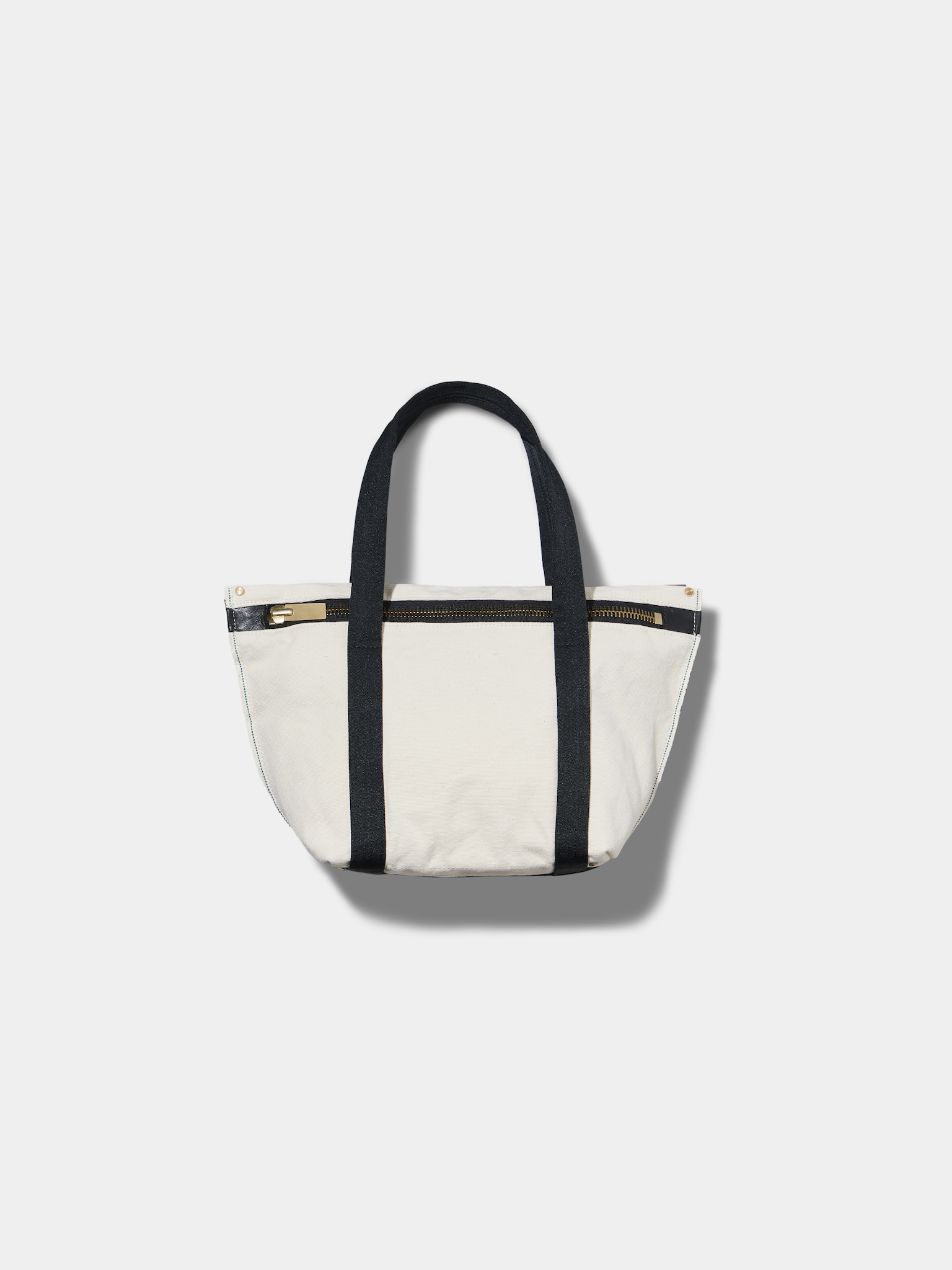 SELVEDGE CANVAS ZIP TOTE / S